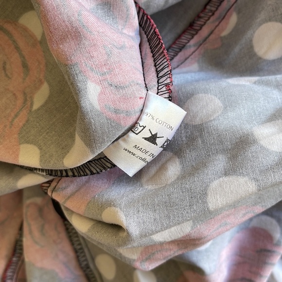 COLLECTIF | Delores Polka Dot Rose Print Doll Dress - Picture 10 of 11